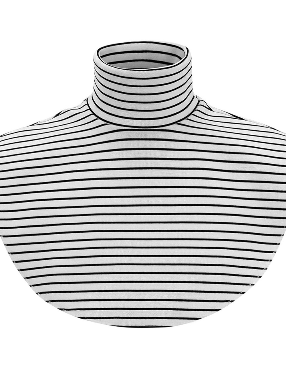 Extra Large Detachable Dicky, Half Mock Turtleneck - Picture 4 of 6